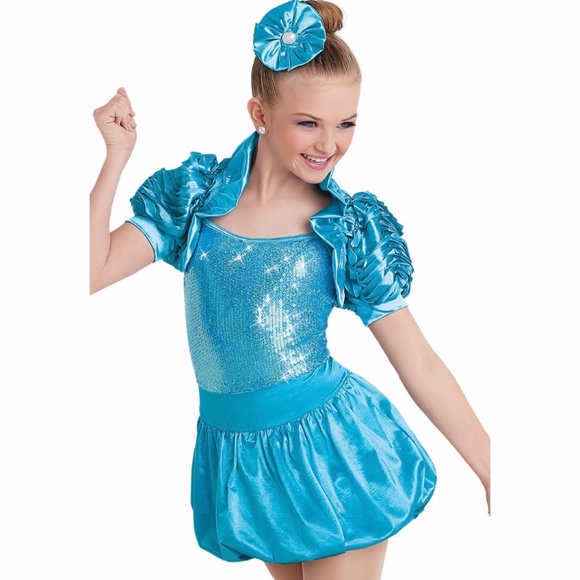 Weissman Girls Ooh La La Dance Shrug Costume Sequi